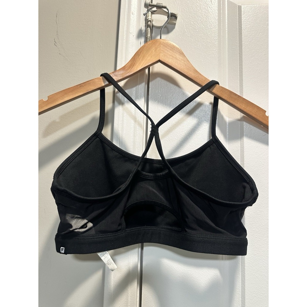 Fabletics Black Gold Sports Bra Medium - Picture 3 of 3